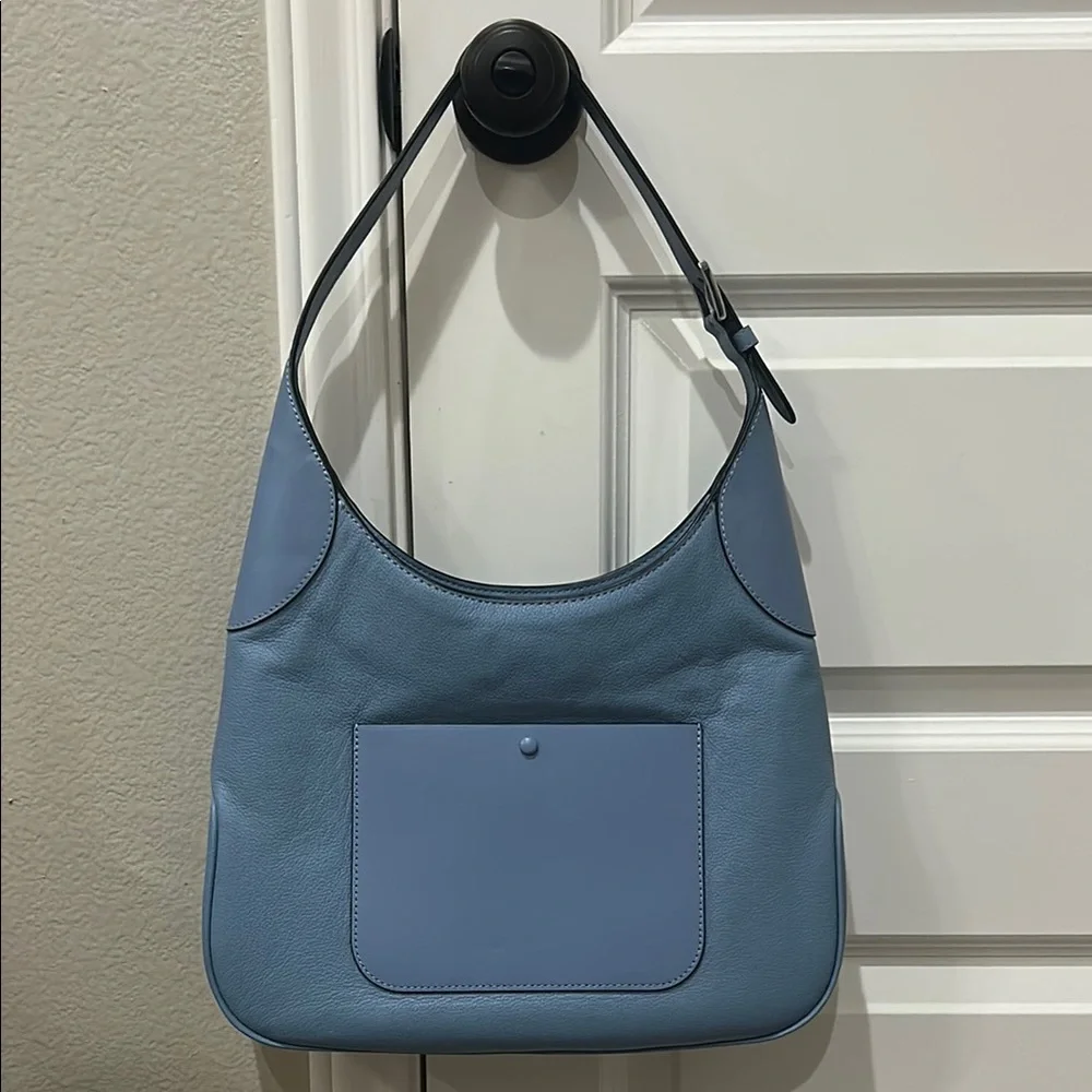 Kate Spade Blue Leather Shoulder Bag - Picture 3 of 6